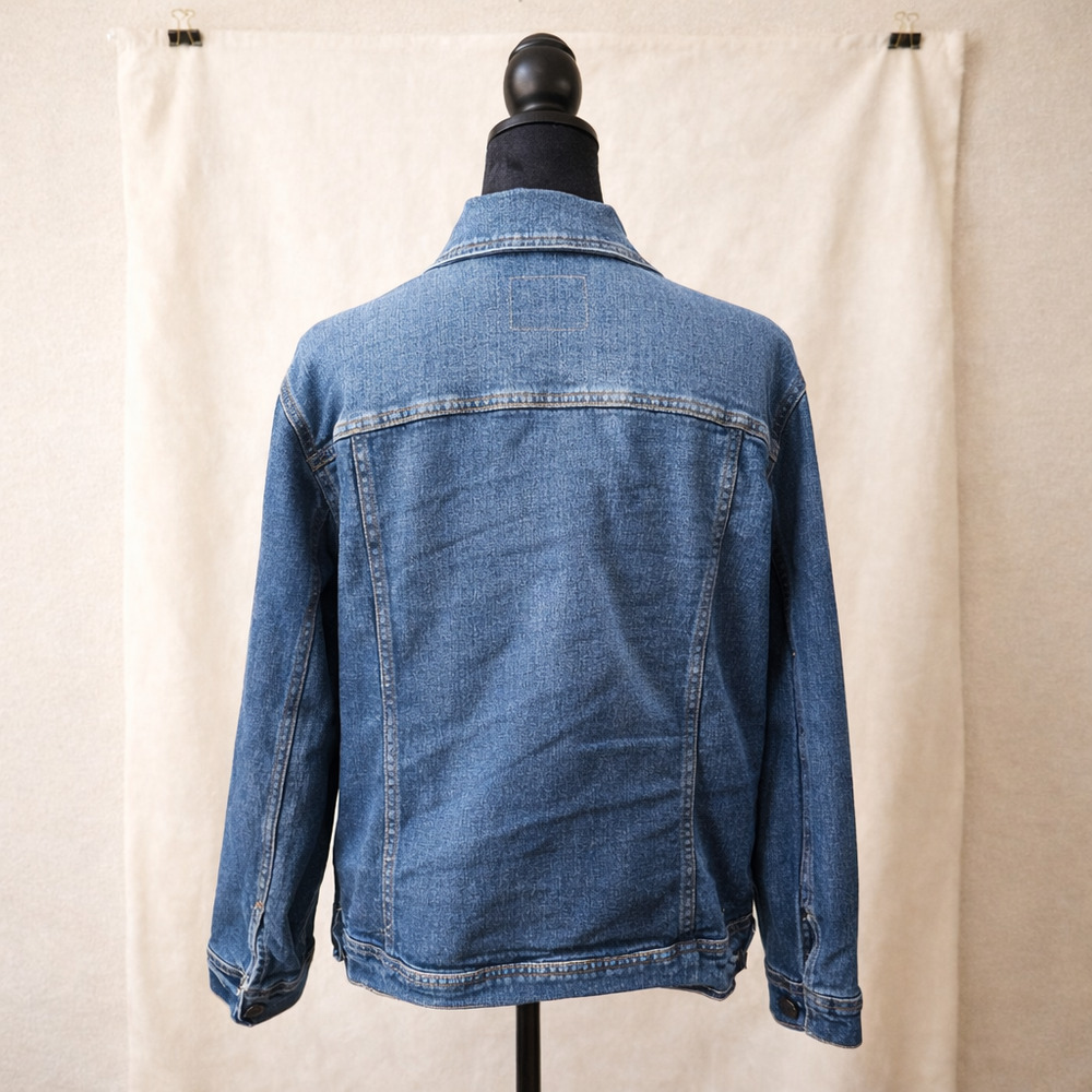 Old Navy Jean Jacket XXL Denim Classic Trucker Layering Street Style Jacket - Picture 2 of 12